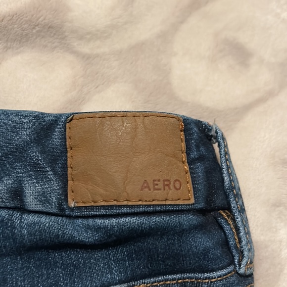 Aeropostale ripped jeans high rise curvy jegging size 4 - Picture 12 of 14